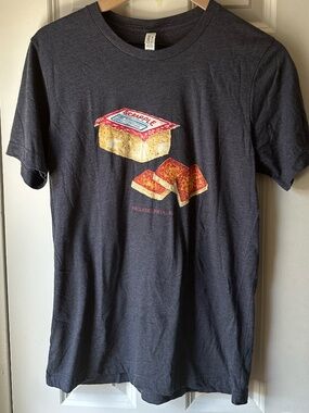 Bella Canvas Philadelphia Scrapple Watercolor Graphic T-Shirt - Medium